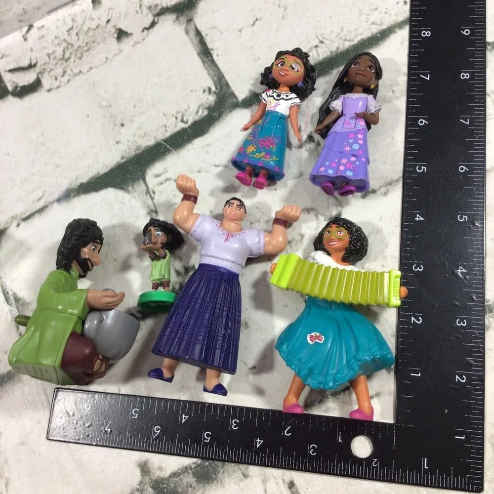 Disney Encanto Character Figures Lot Merabell Bruno Louisa Isabella‎